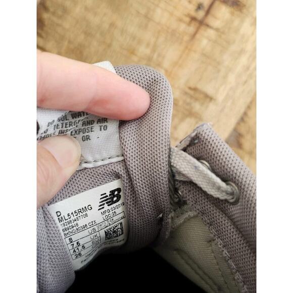 New Balance 515 Gray MD515RMG Size 8 Running Casual - Picture 9 of 10
